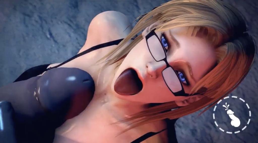 3D眼镜少女遭双怪轮番凌辱